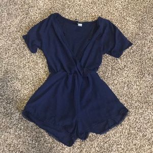 Blue romper